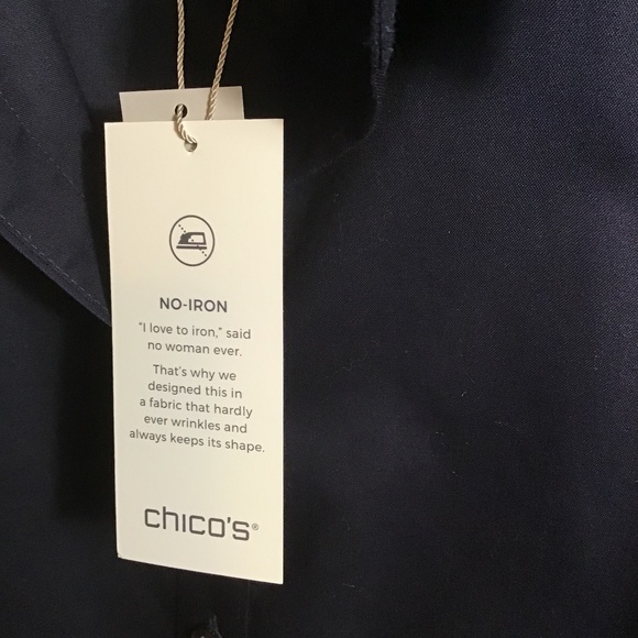 Non-iron Cotton roll back tunic - Picture 5 of 5